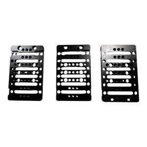 3X Mounting Plates Rig Cheese Plate Camera‎ Mount Plate Aluminum Alloy 3.75x2.5